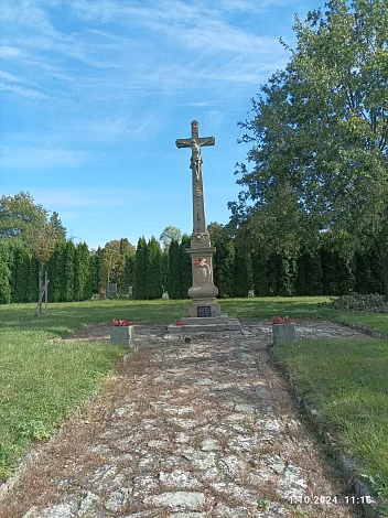 Moved cross from the old cemetery near the "Spanish Chapel"