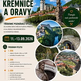 TZ - Nový Jičín zve na Putování po krásách Kremnice a&nbsp;Oravy