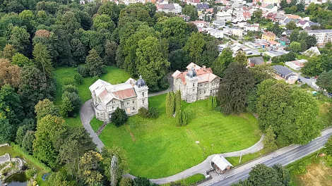 Park v&nbsp;Hückelových vilách