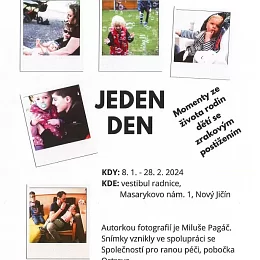 Pozvánka na výstavu fotografií Jeden den