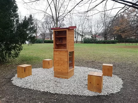 Leseecke im Smetana-Garten