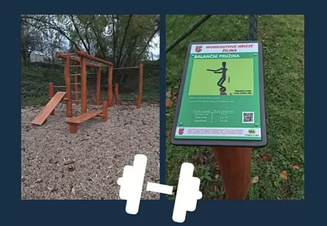 Workoutové hřiště v&nbsp;Žilině