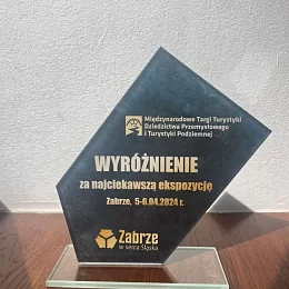 Propagace na mezinárodním veletrhu v Zabrze přinesla významné ocenění za nejatraktivnější expozici!